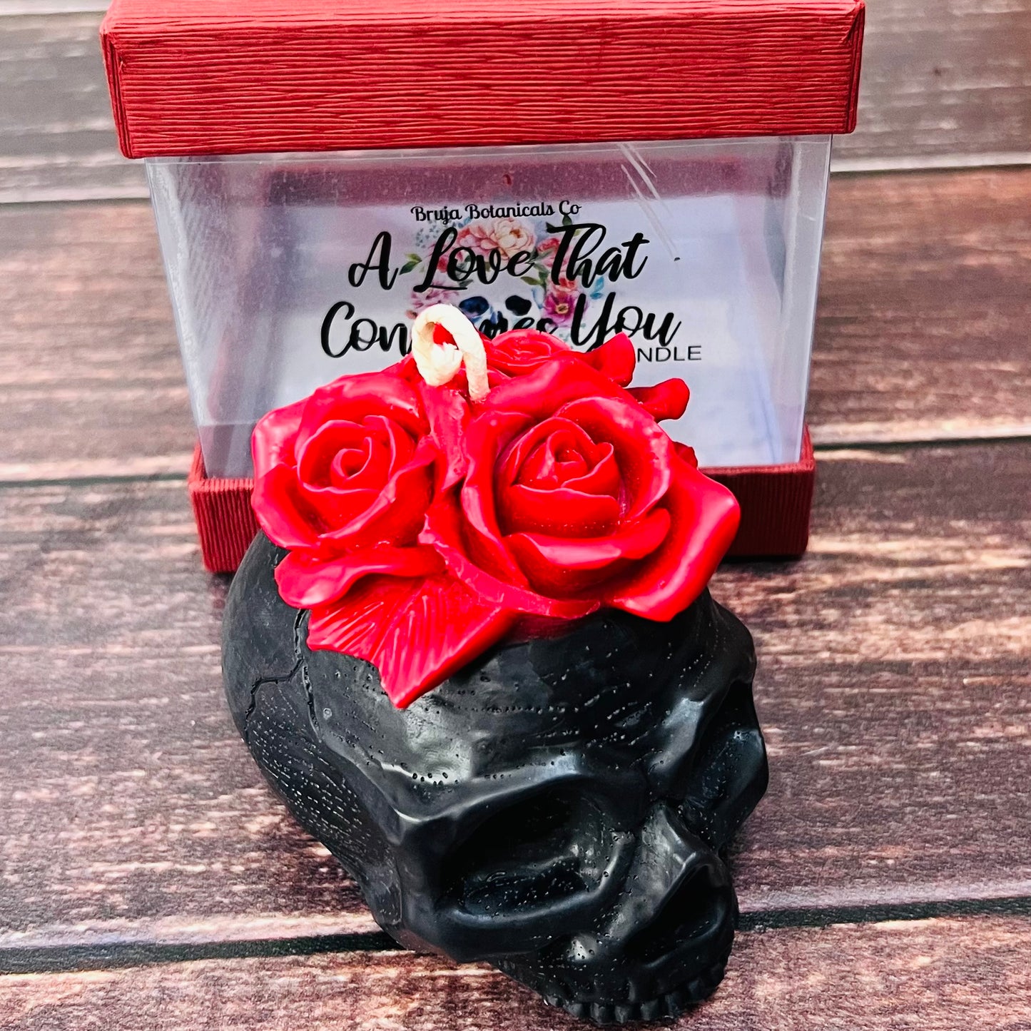 A Love That Consumes You Candle (TVD inspired)