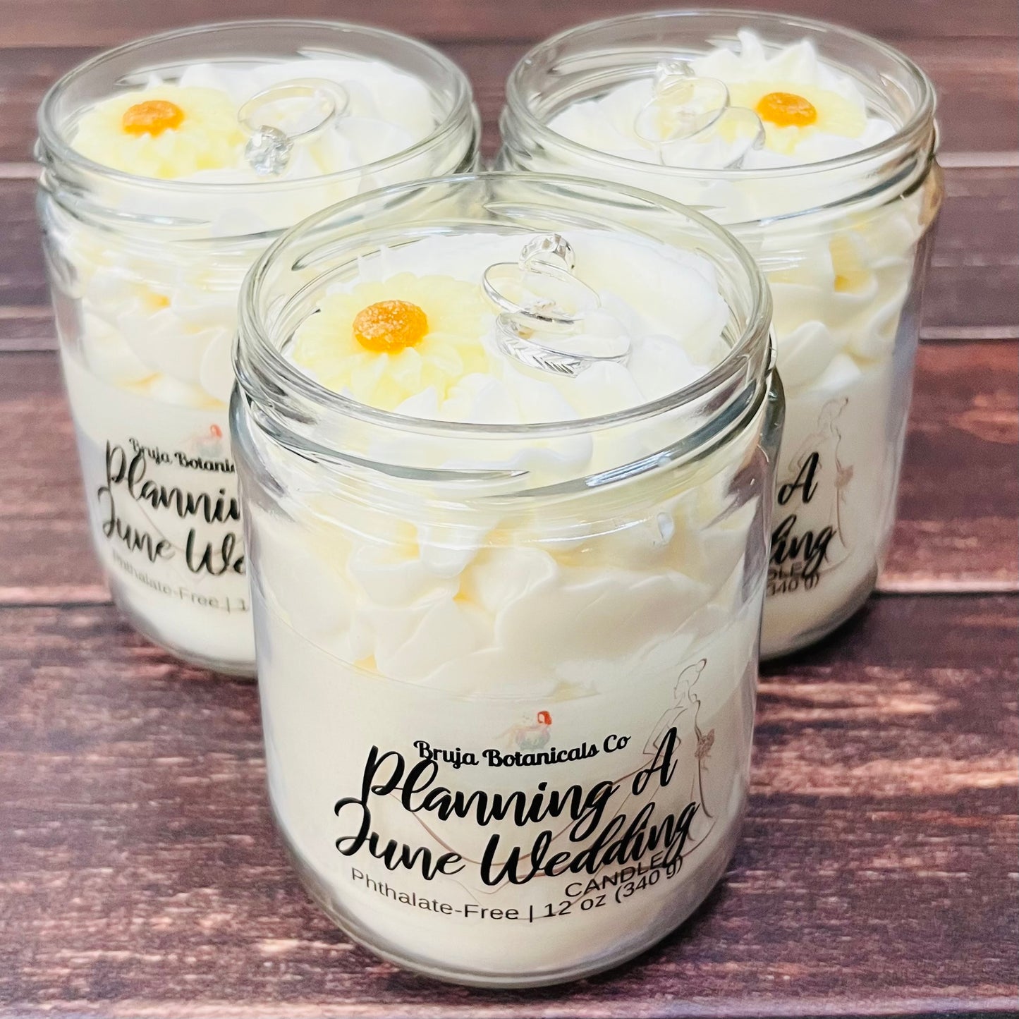 Planning A June Wedding Whipped Candle (TVD inspired)