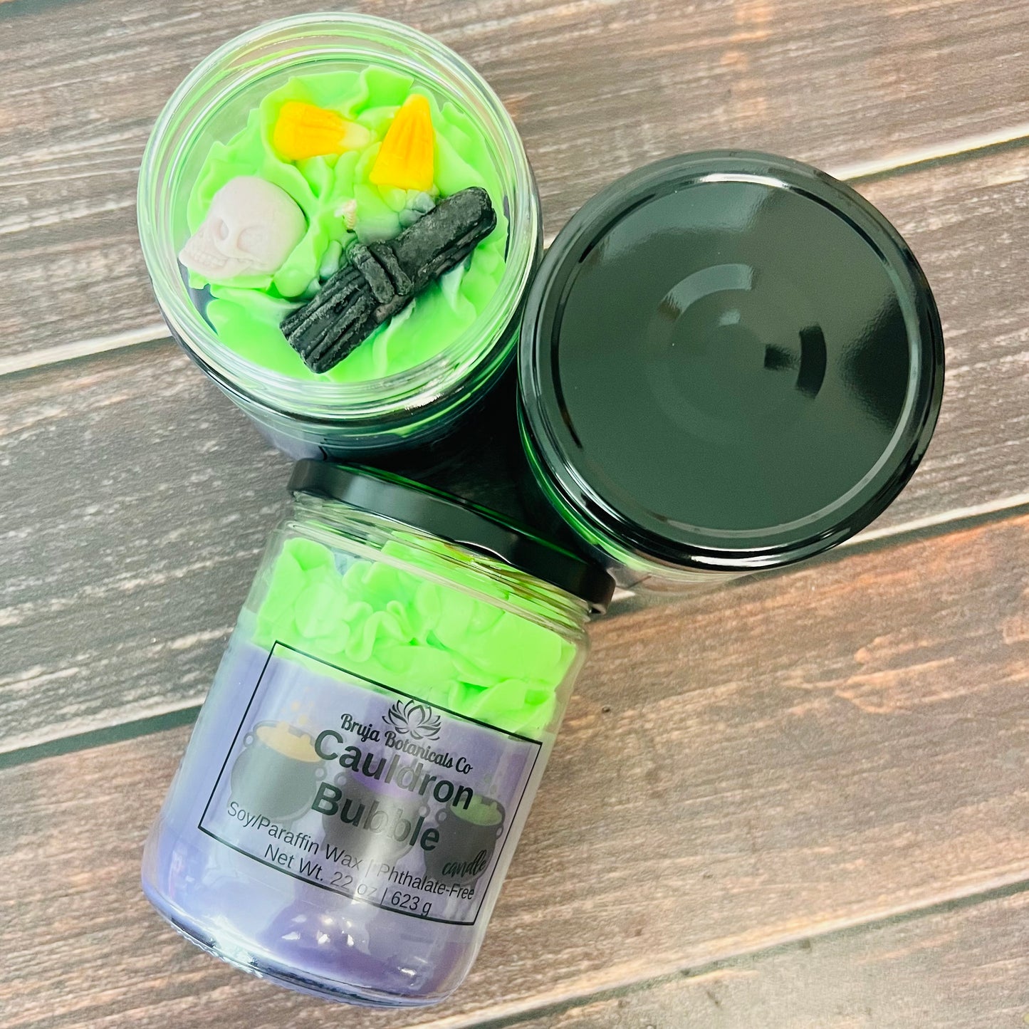 Cauldron Bubble Whipped Candle