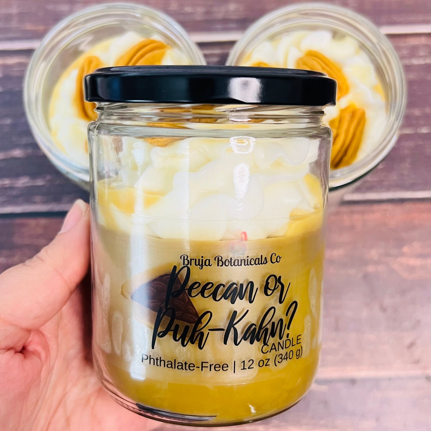 Peecan or Puh-Kahn? Whipped Candle
