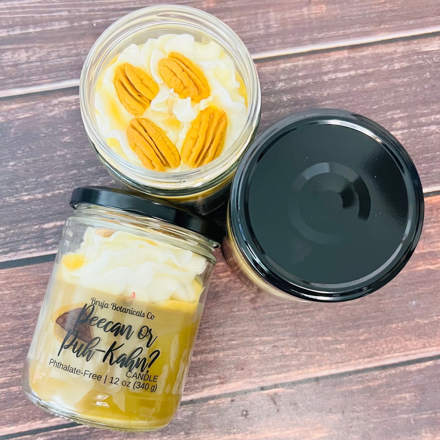 Peecan or Puh-Kahn? Whipped Candle