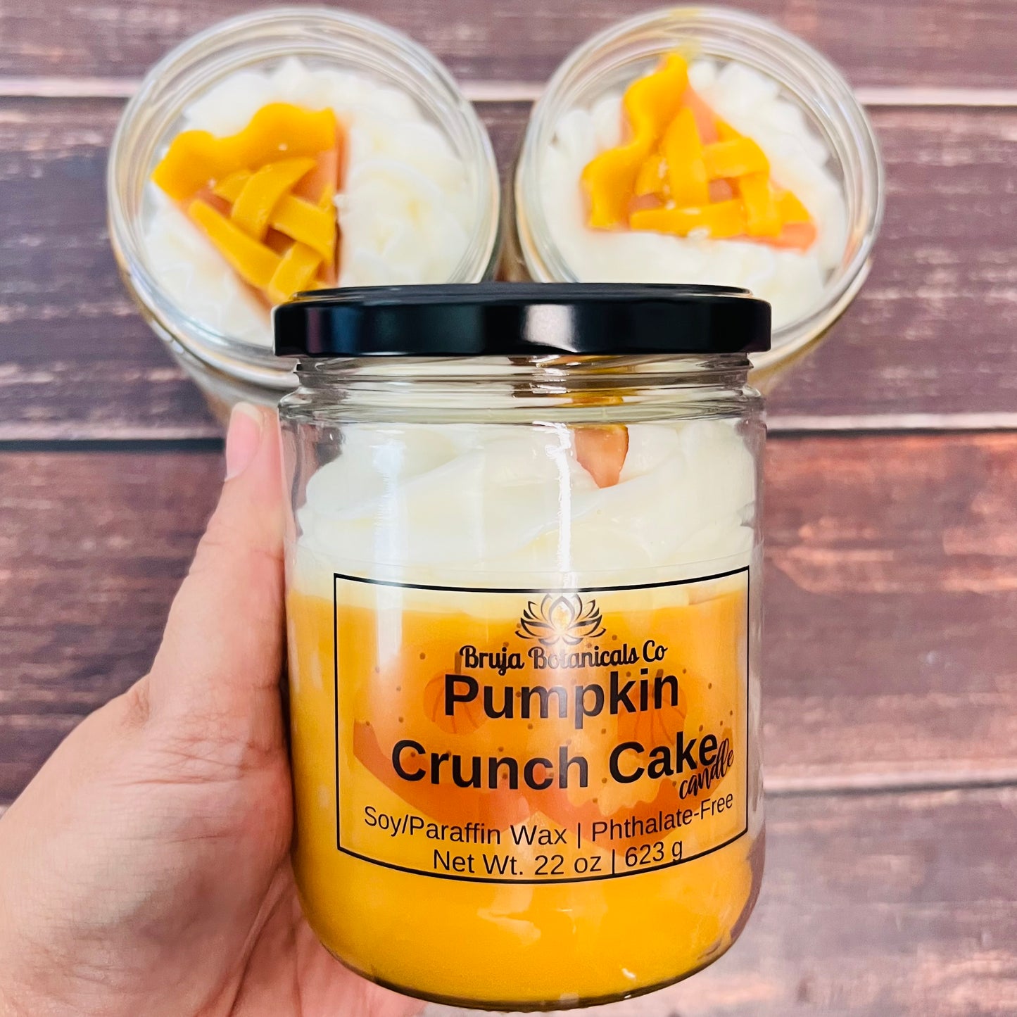 Pumpkin Crunch Cake Whipped Candle