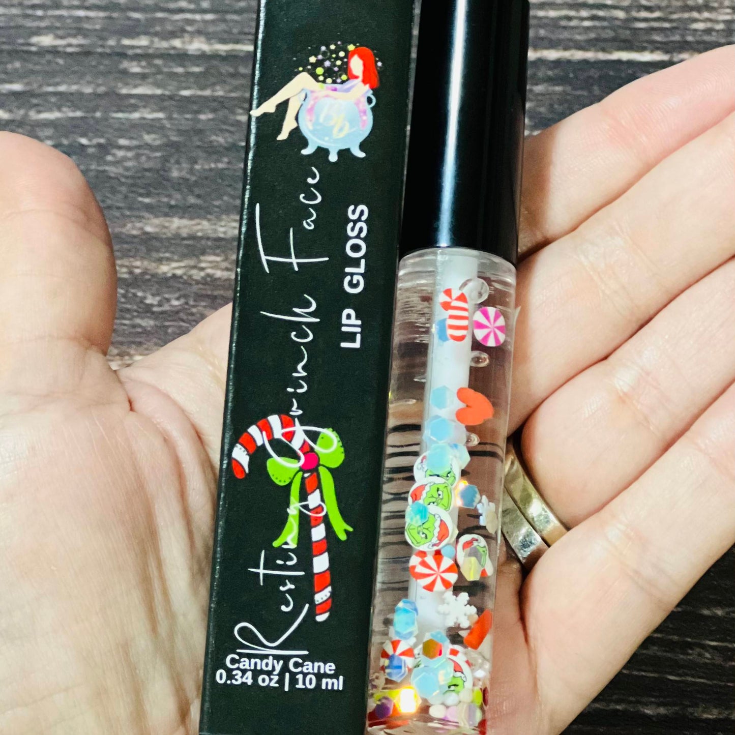 Resting Grinch Face Lip Gloss (Limited Edition)