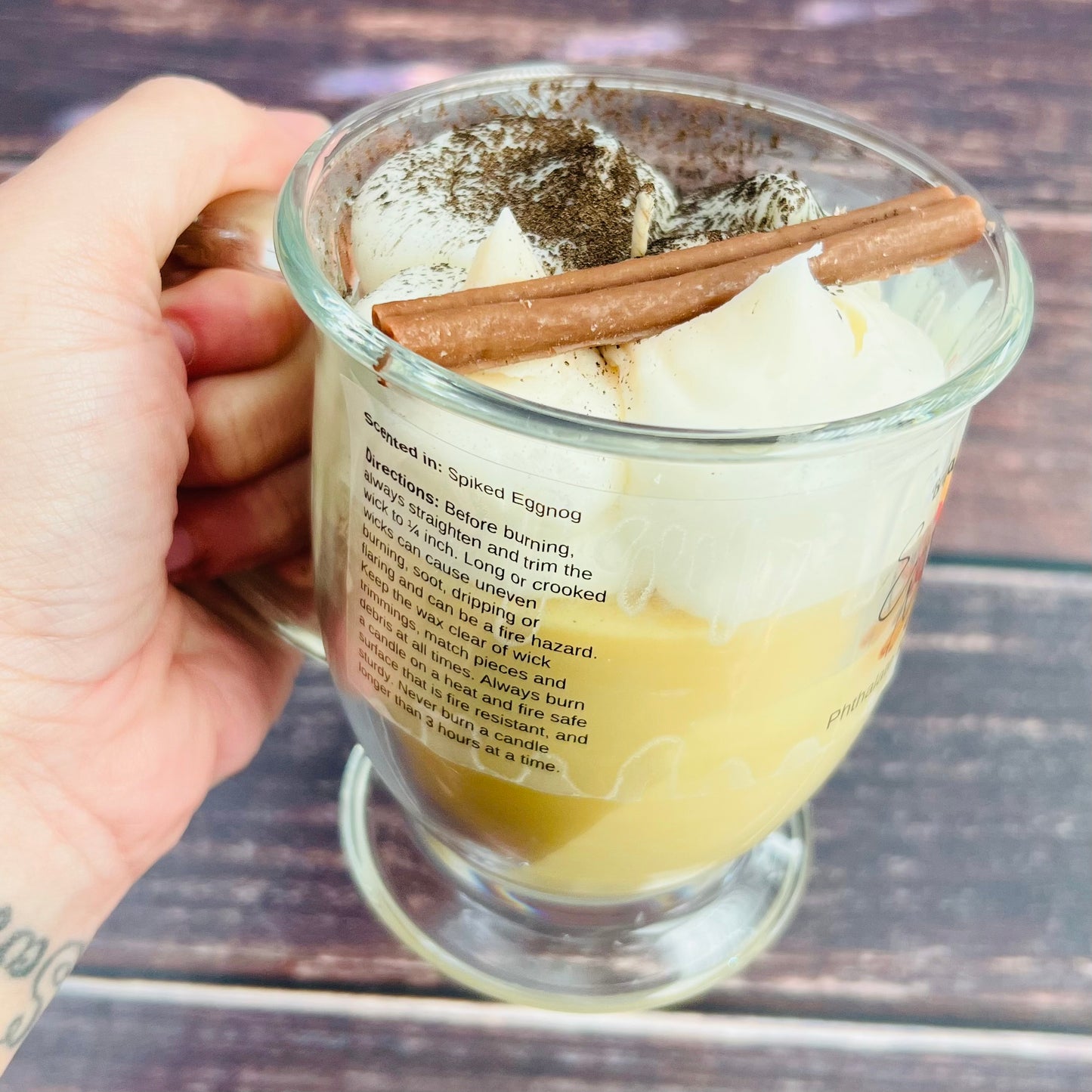 Eggnog Made Me Do It Whipped Candle