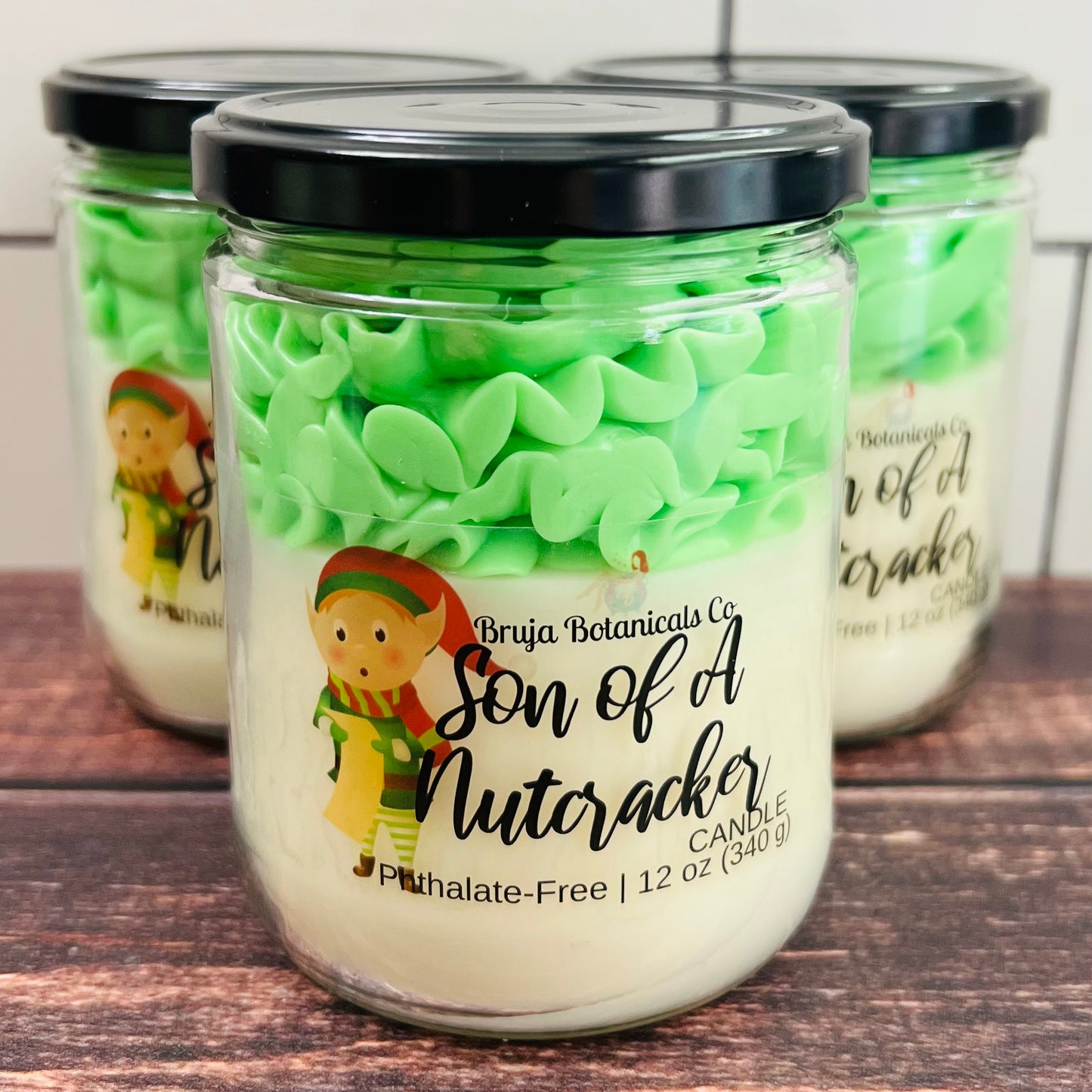 Son of A Nutcracker Whipped Candle