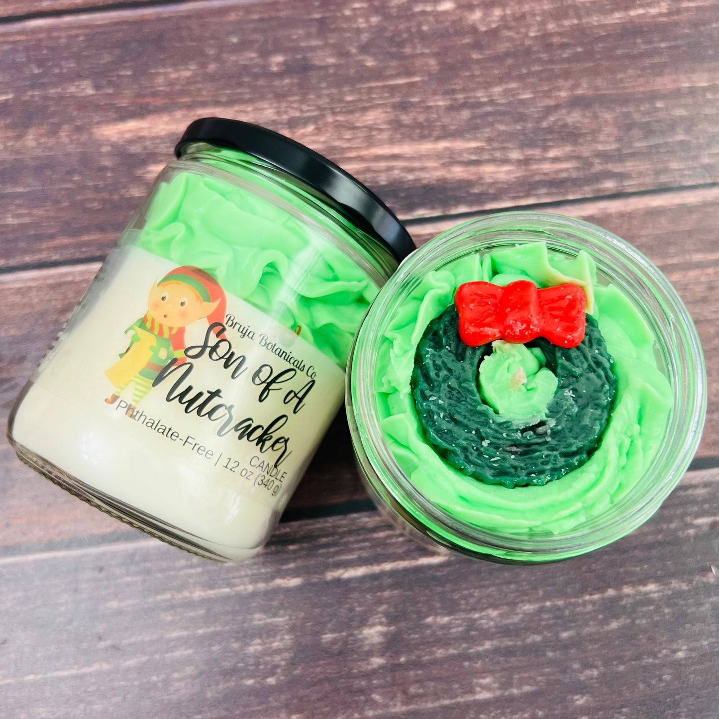 Son of A Nutcracker Whipped Candle