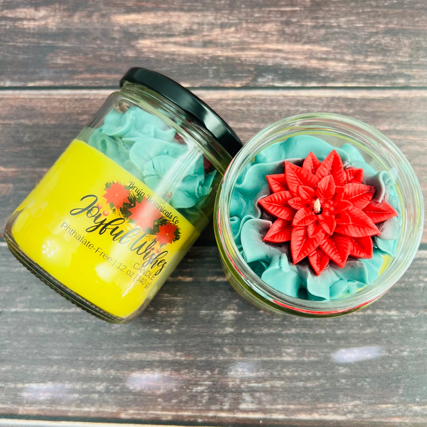 Joyful Wishes Whipped Candle