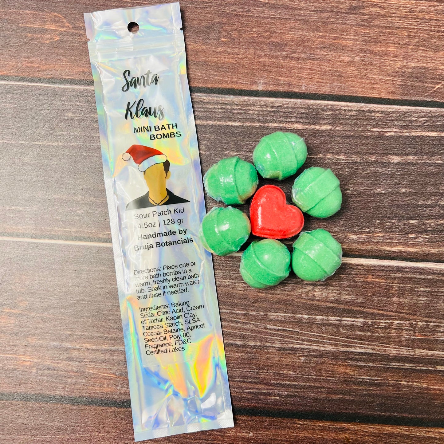 Santa Klaus Mini Bath Bombs (TVD Inspired)