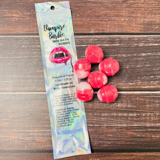 Vampire Barbie Mini Bath Bombs (TVD Inspired)