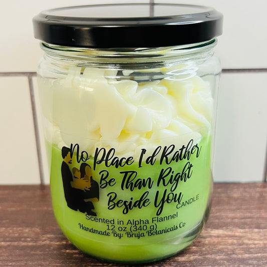 No Place I'd Rather Be Than Right Beside You Whipped Candle (TVD inspired)