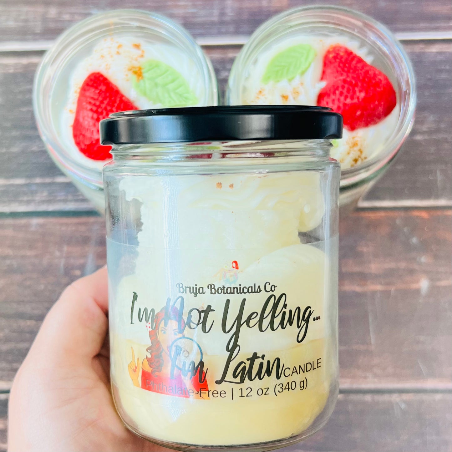 I'm Not Yelling... I'm Latin Whipped Candle