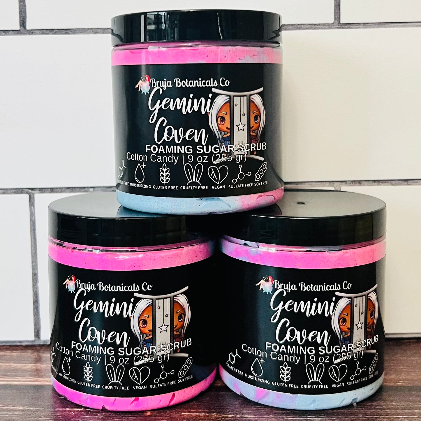 Gemini Coven Foaming Sugar Scrub (TVD inspired)