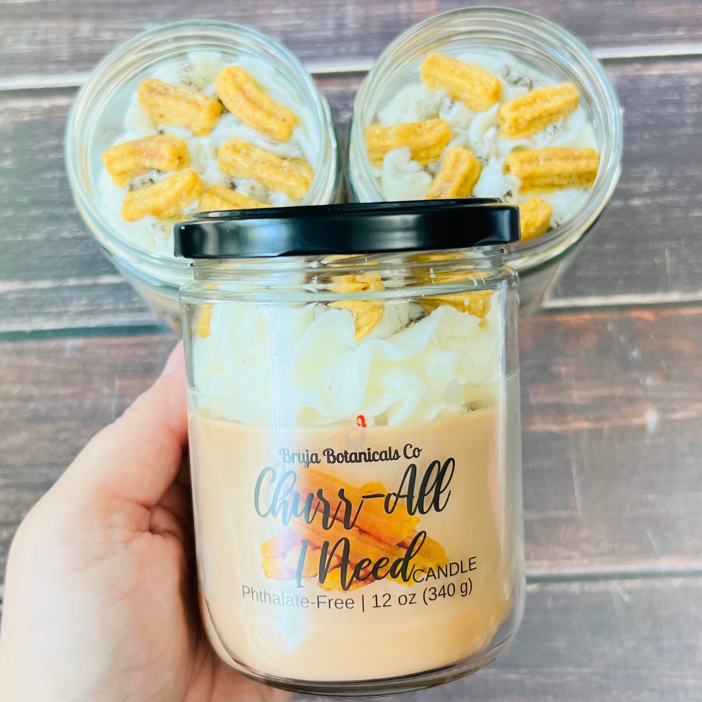 Churr-All I Need Whipped Candle