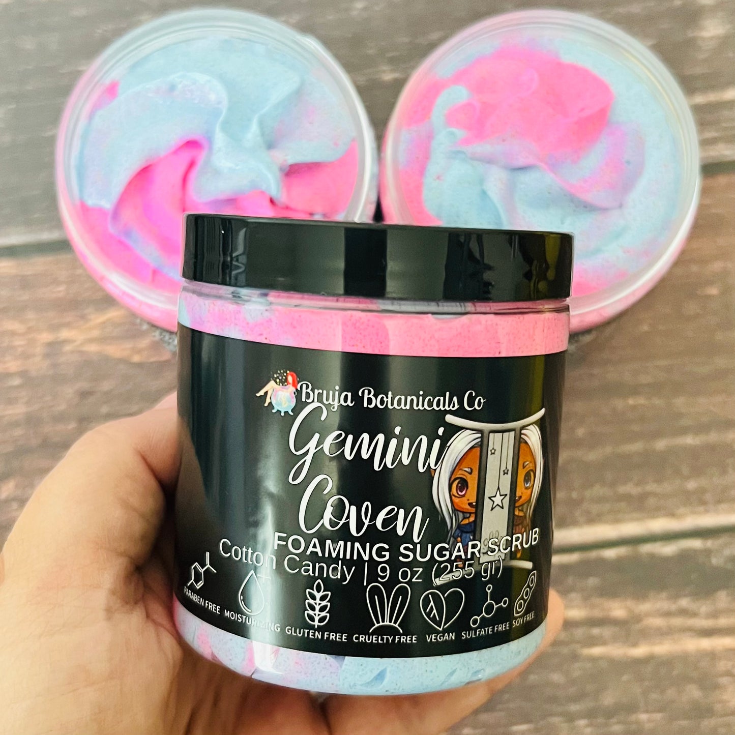 Gemini Coven Foaming Sugar Scrub (TVD inspired)