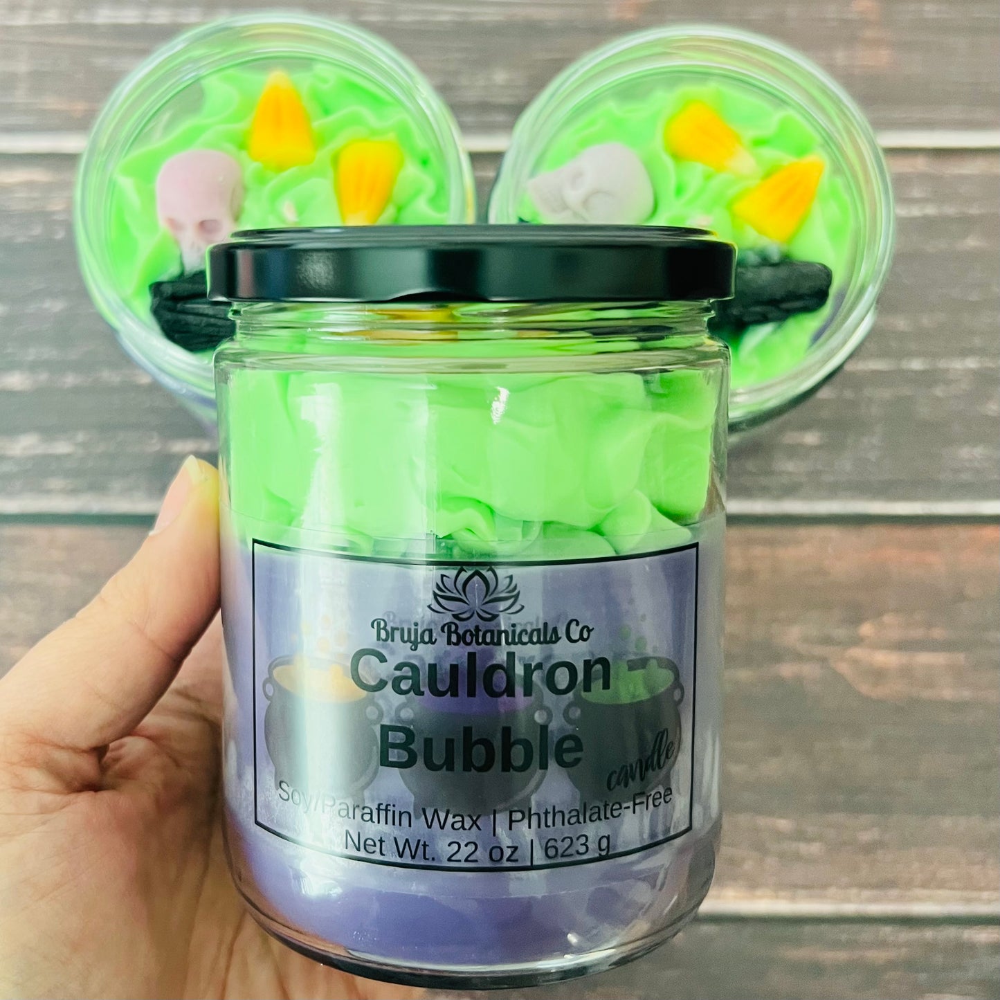 Cauldron Bubble Whipped Candle