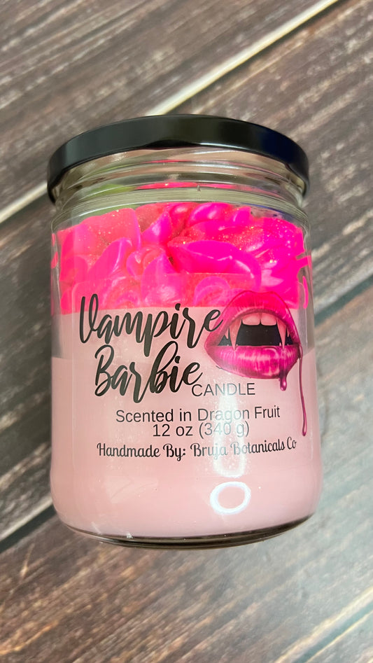 Vampire Barbie Whipped Candle (TVD inspired)