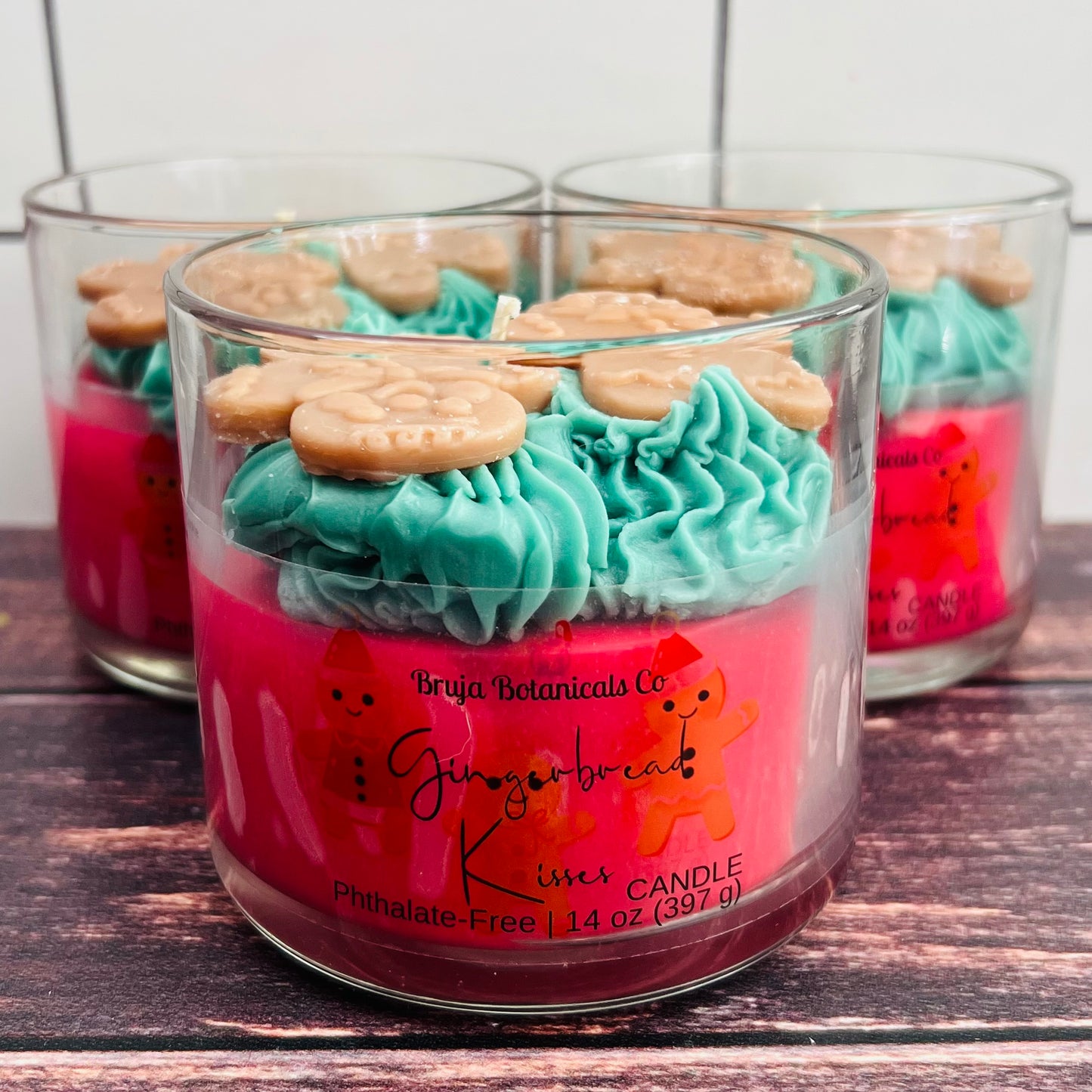 Gingerbread Kisses Whipped Candle