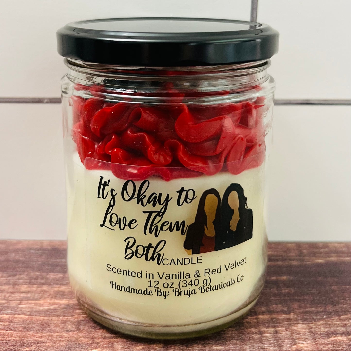 It's Okay to Love Them Both Whipped Candle (TVD inspired)