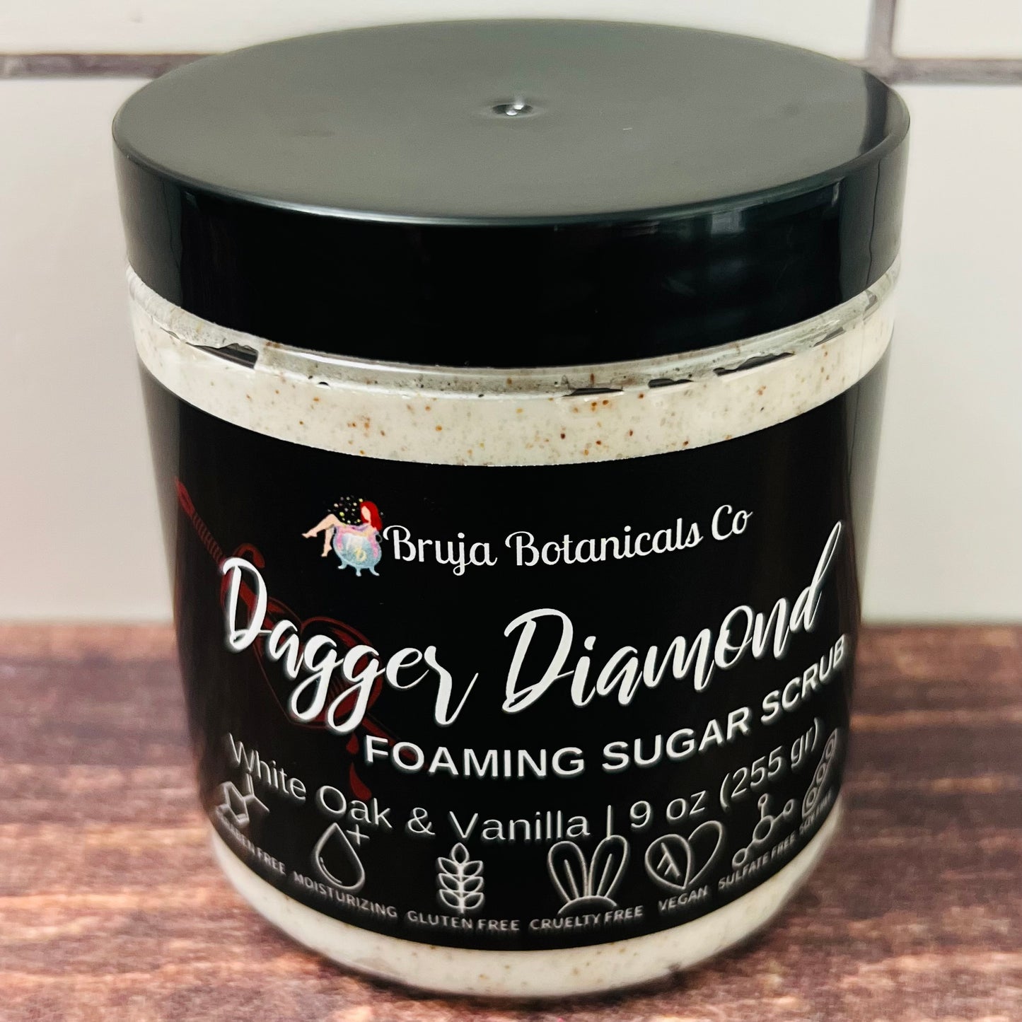 Dagger Diamond Foaming Sugar Scrub (TVD inspired)