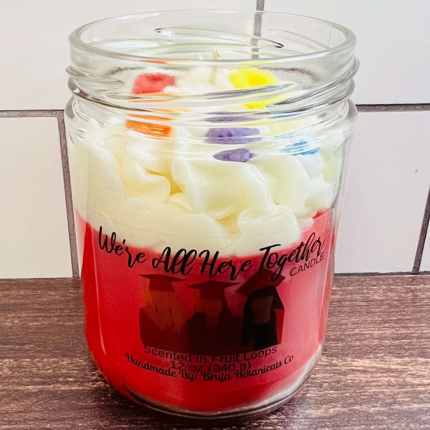 We're All Here Together Whipped Candle (TVD inspired)