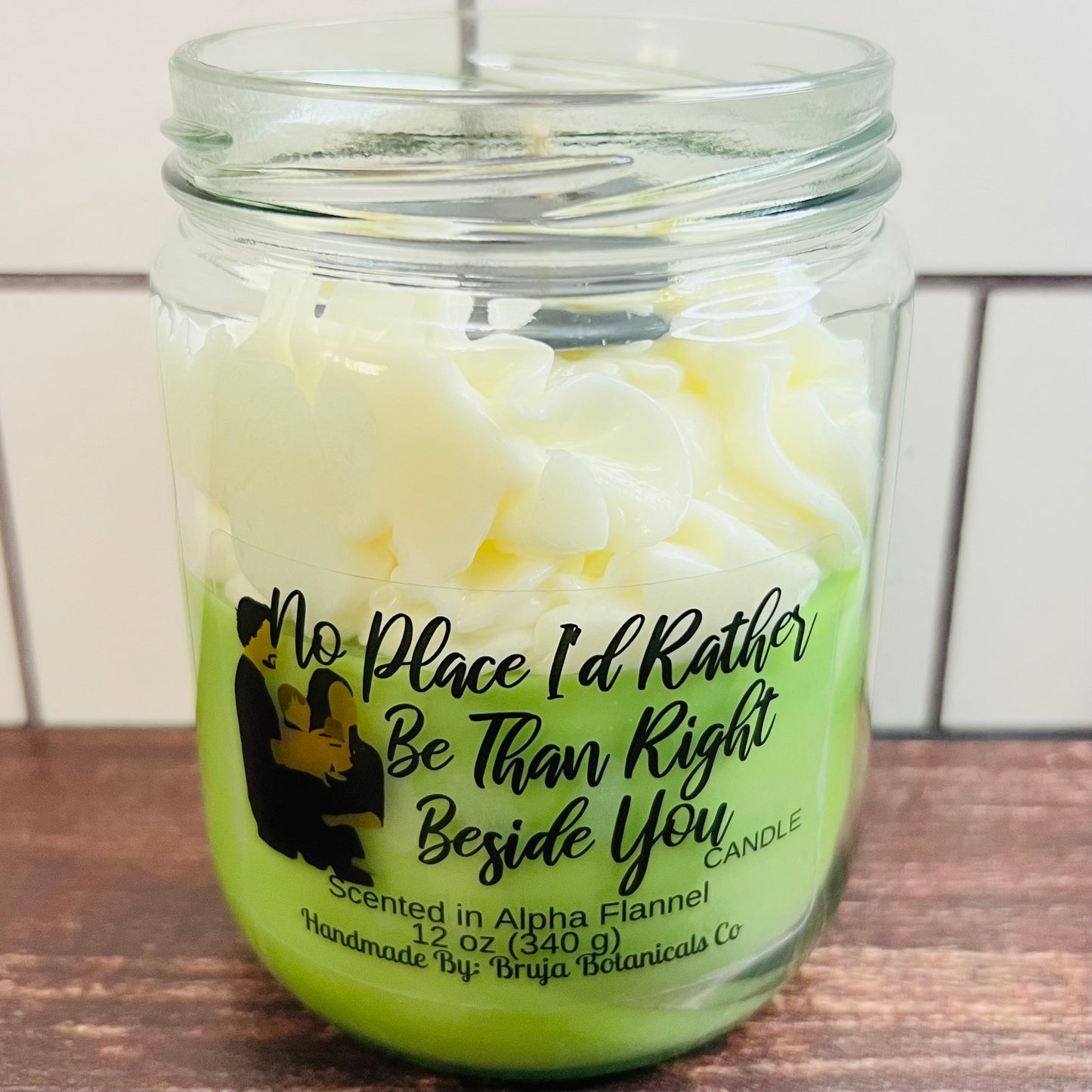No Place I'd Rather Be Than Right Beside You Whipped Candle (TVD inspired)