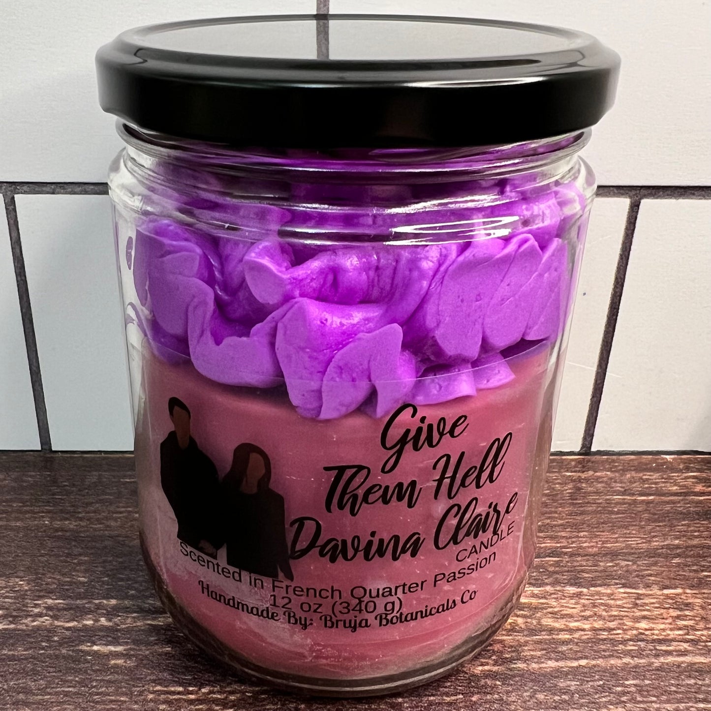 Give Them Hell Davina Claire Whipped Candle (TVD inspired)