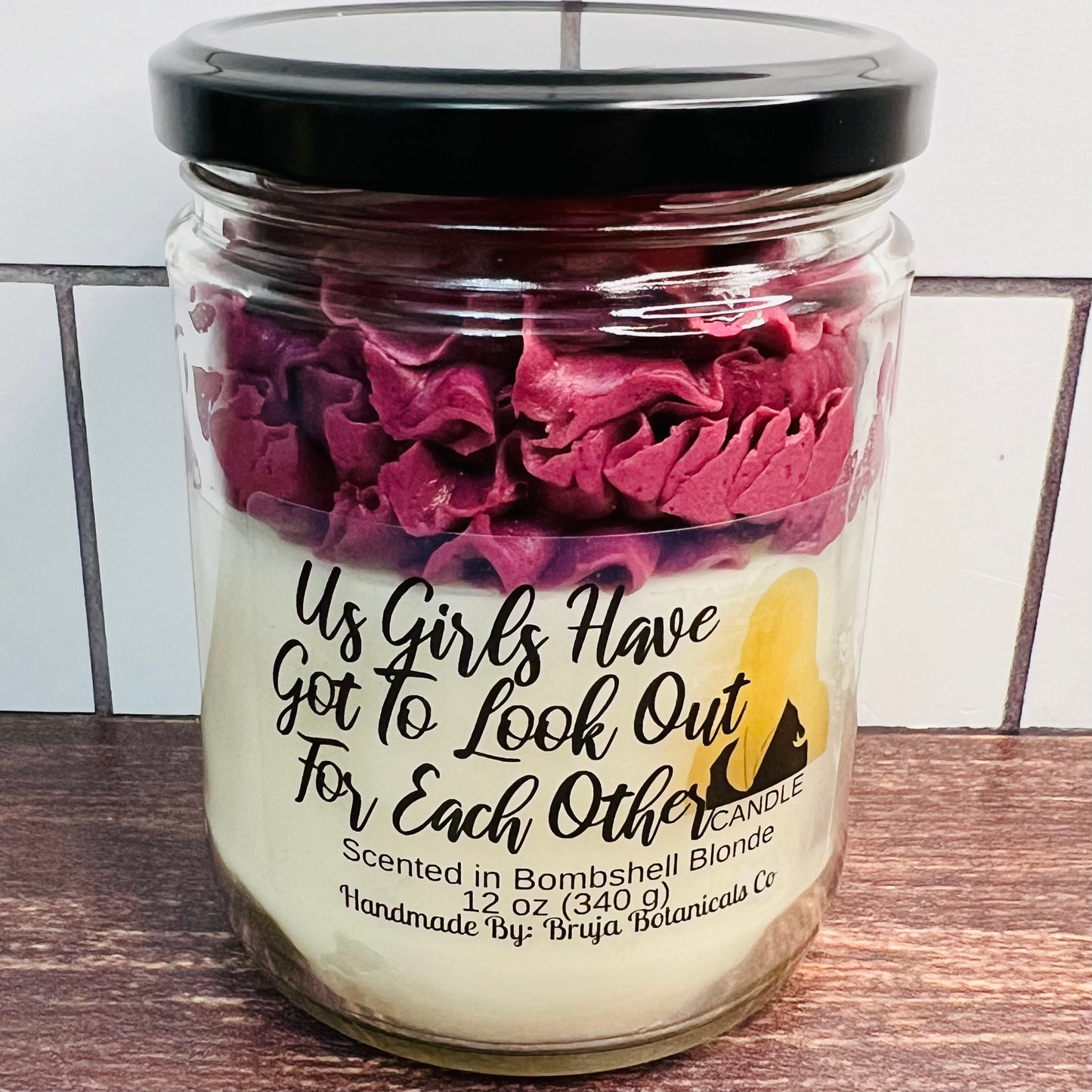 Us Girls Have Got To Look Out For Each Other Whipped Candle (TVD inspired)
