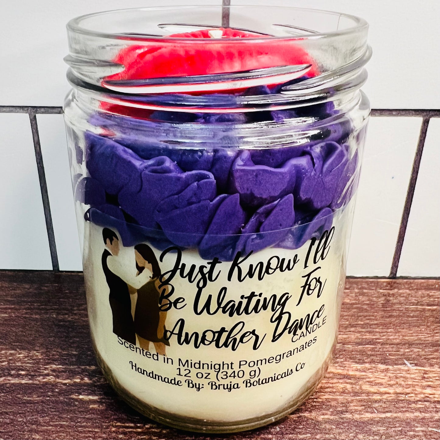 Just Know I'll Be Waiting For Another Dance Whipped Candle (TVD inspired)