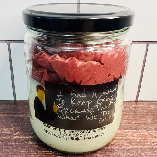 I Find A Way to Keep Going Whipped Candle (TVD inspired)